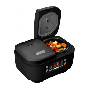 Mijoteuse MultiMeal Multicuiseur double cuve Fitcooker, noire