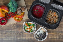 Mijoteuse MultiMeal Multicuiseur double cuve Fitcooker, noire