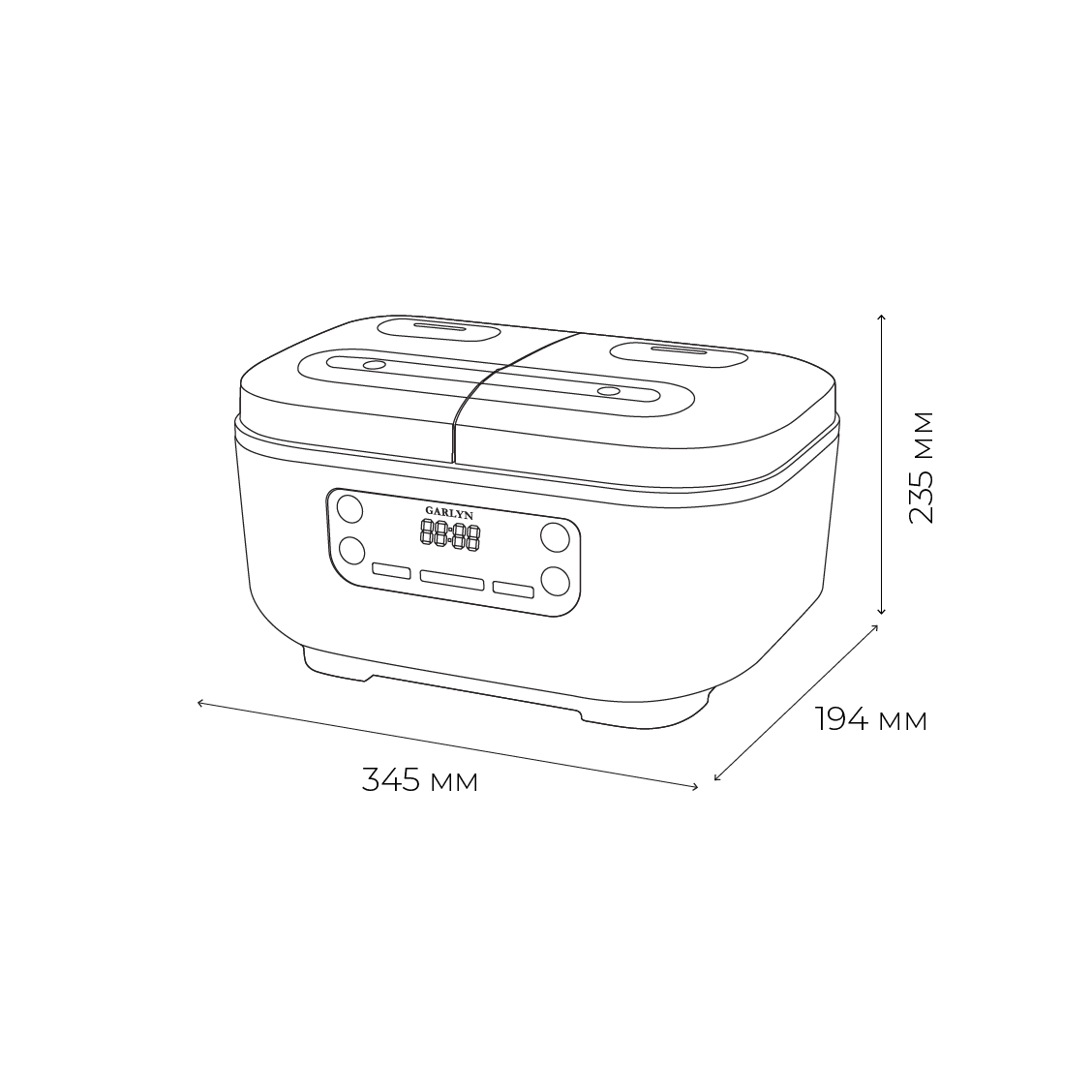 Mijoteuse MultiMeal Multicuiseur double cuve Fitcooker, noire